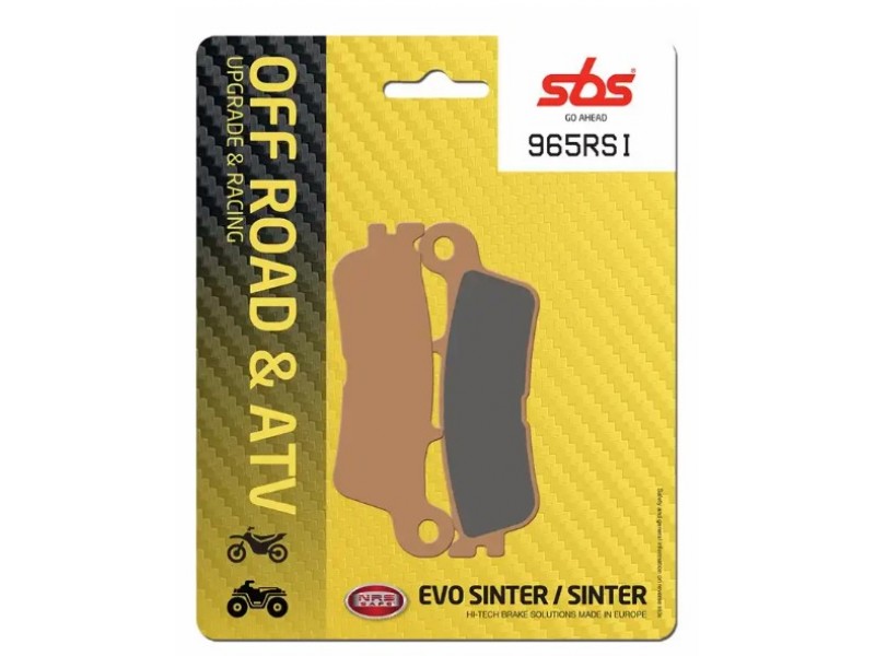 Гальмівні колодки SBS Racing Brake Pads, EVO Sinter/Sinter 965RSI